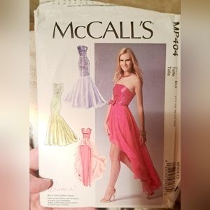 McCalls Sewing Pattern MP404 - Evening Dress Sizes 14-22 UNCUT